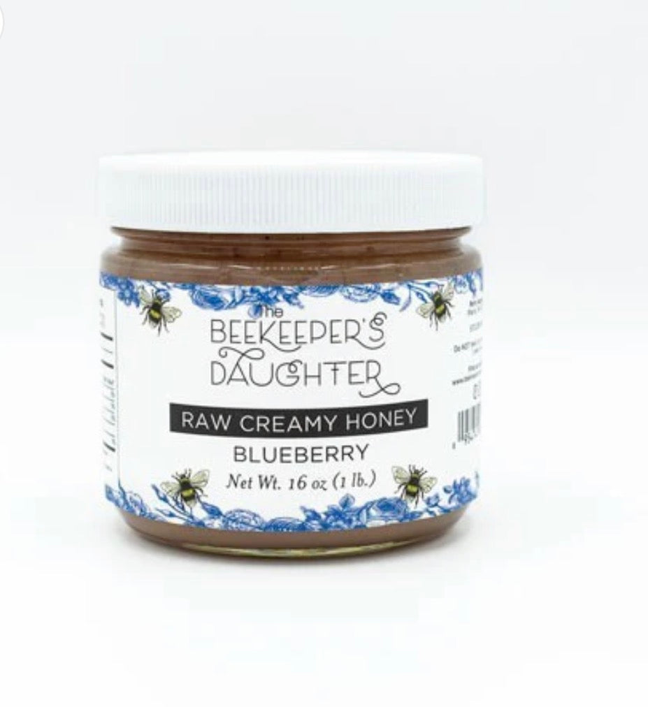 16oz Raw Blueberry Creamy Honey