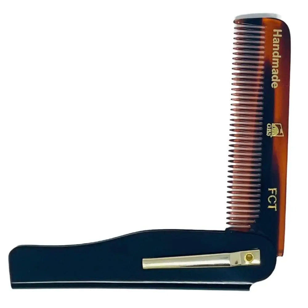 G.B.S Folding Comb Fine Toothed Dressing Comb 6.5"
