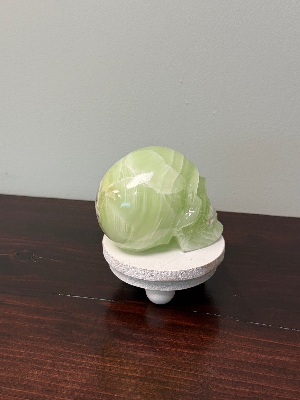 Green Onyx Skull