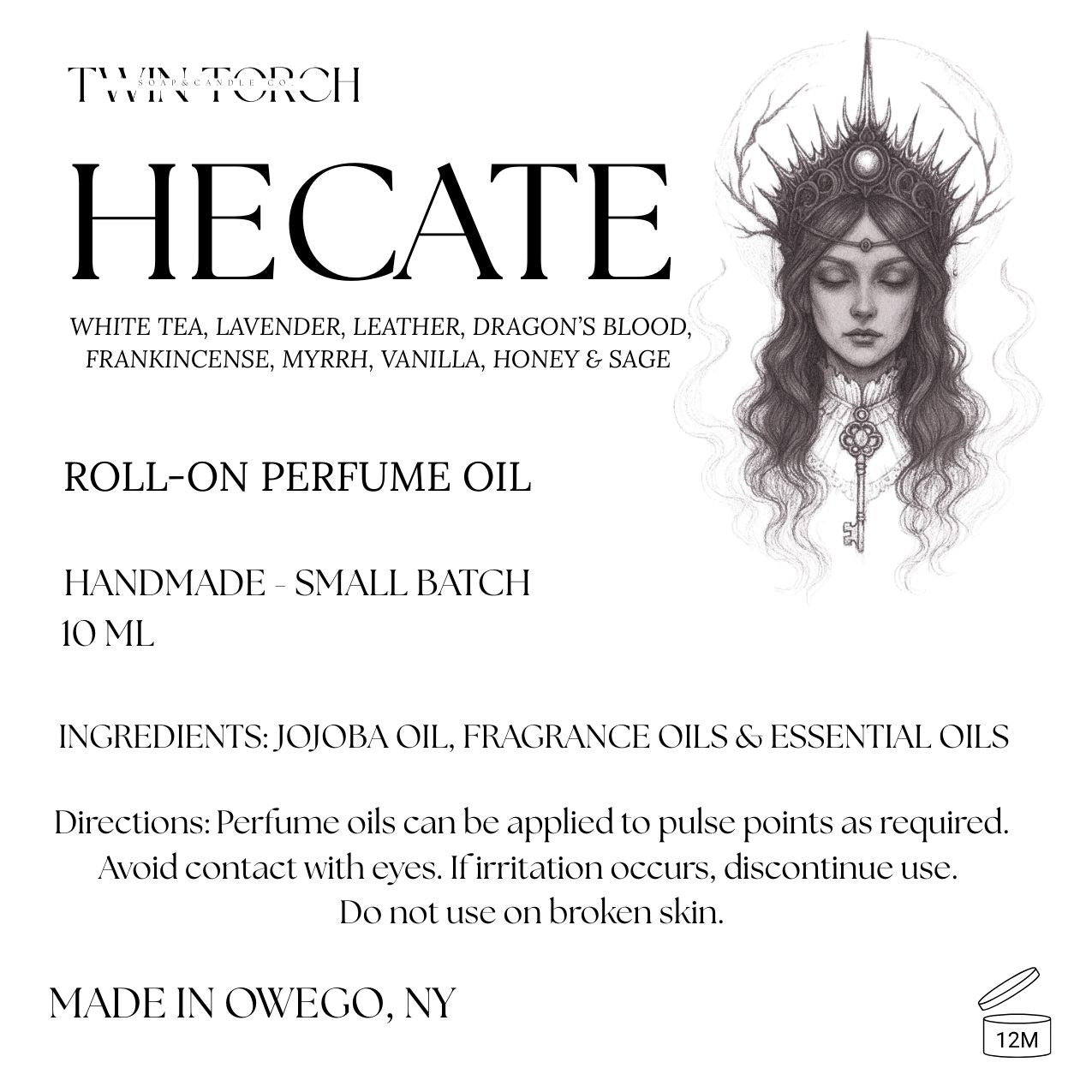 Hecate Roller Ball Perfume Oil 10mL