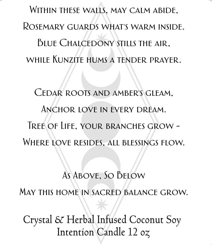 Happy Home Intention Candle - 12 oz
