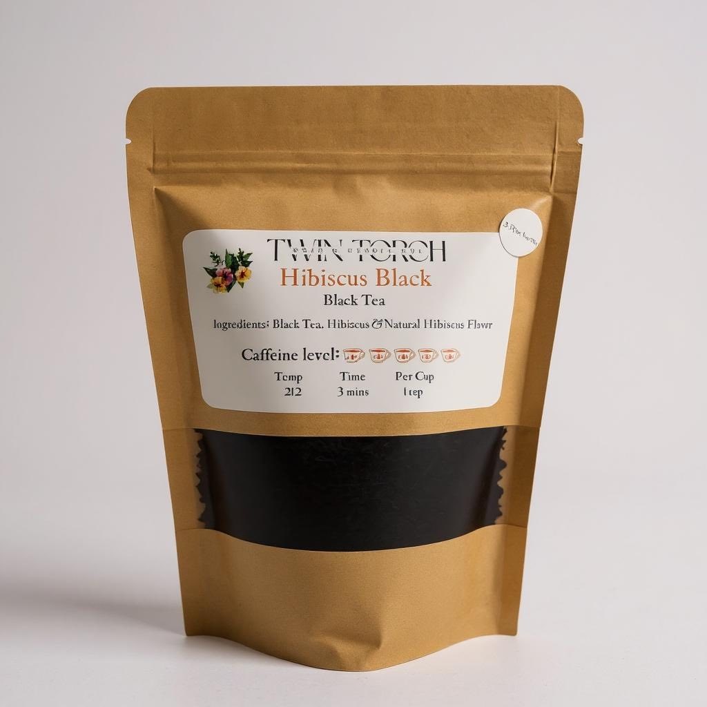 Hibiscus Black - Black Tea - 2.75oz