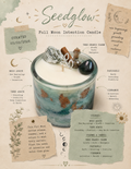Seedglow - 3.3.26 Full Moon Intention Candle 10oz