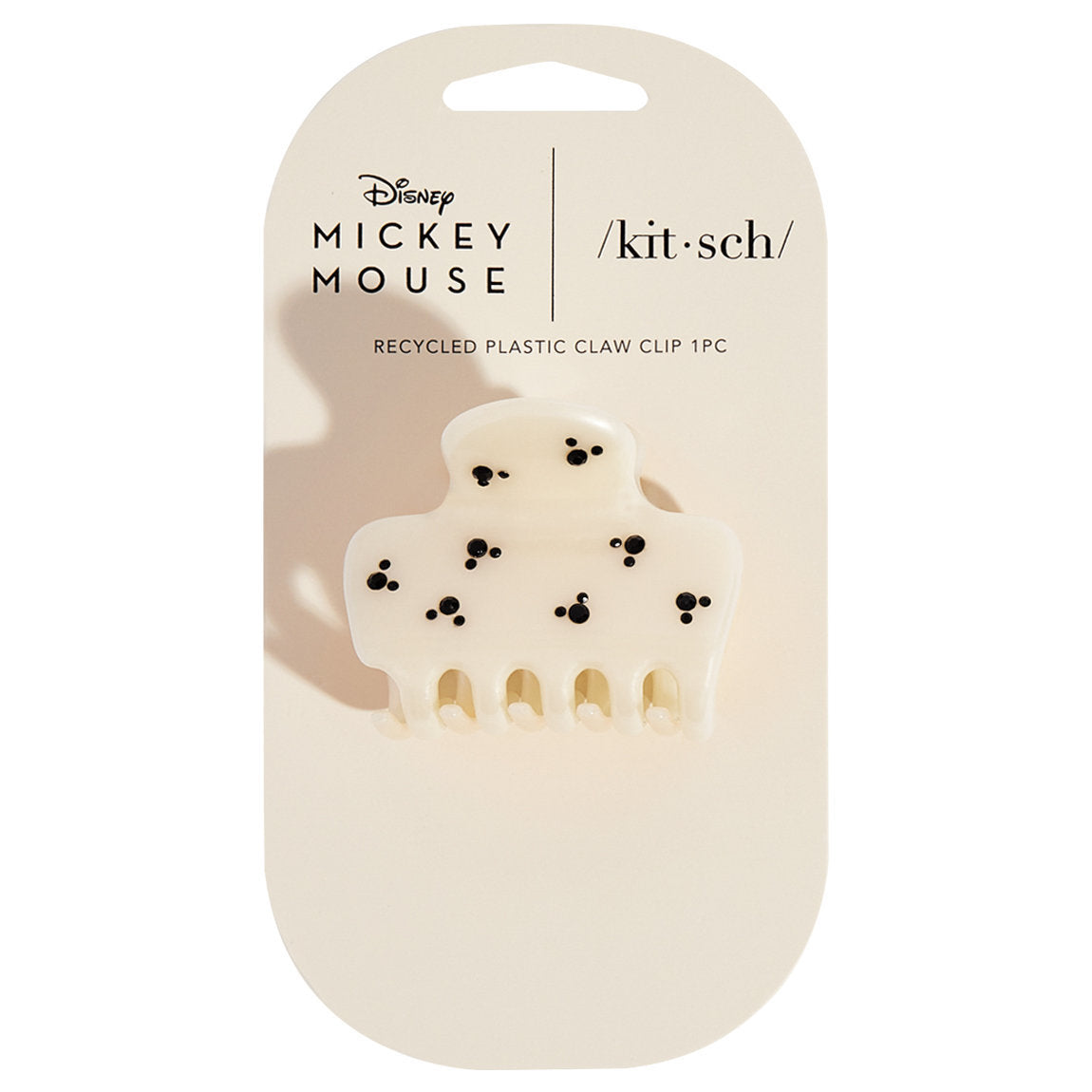 Kitsch & Mickey and Minnie Claw Clip - Cream