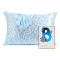 Kitsch X Bridgerton Standard Satin Pillowcase - Toile De Blue