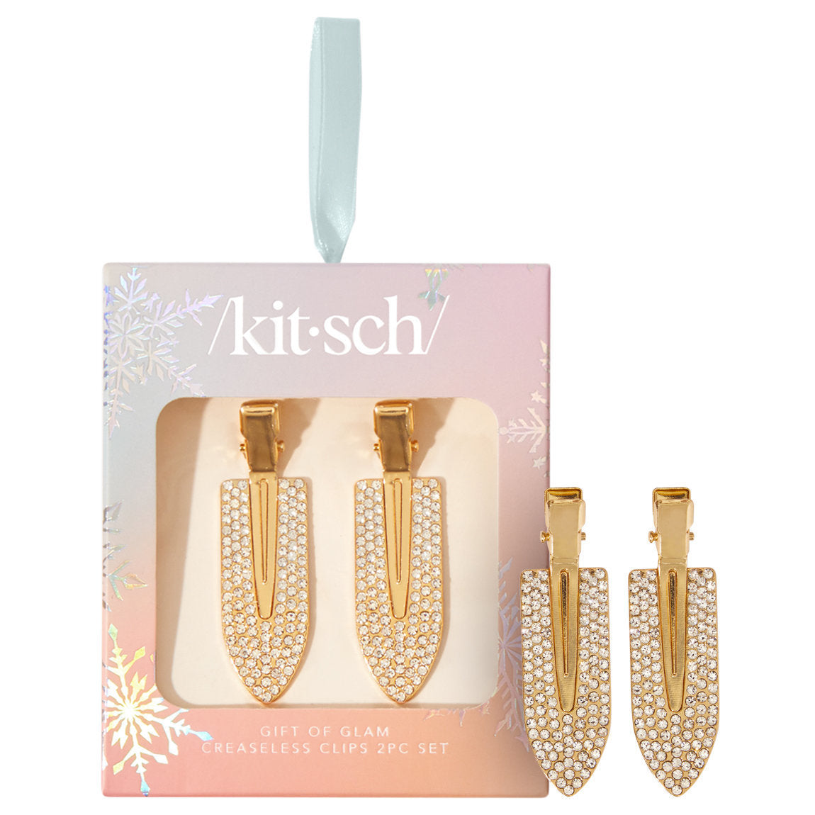 Kitsch Creaseless Clips - Rhinestone Glam
