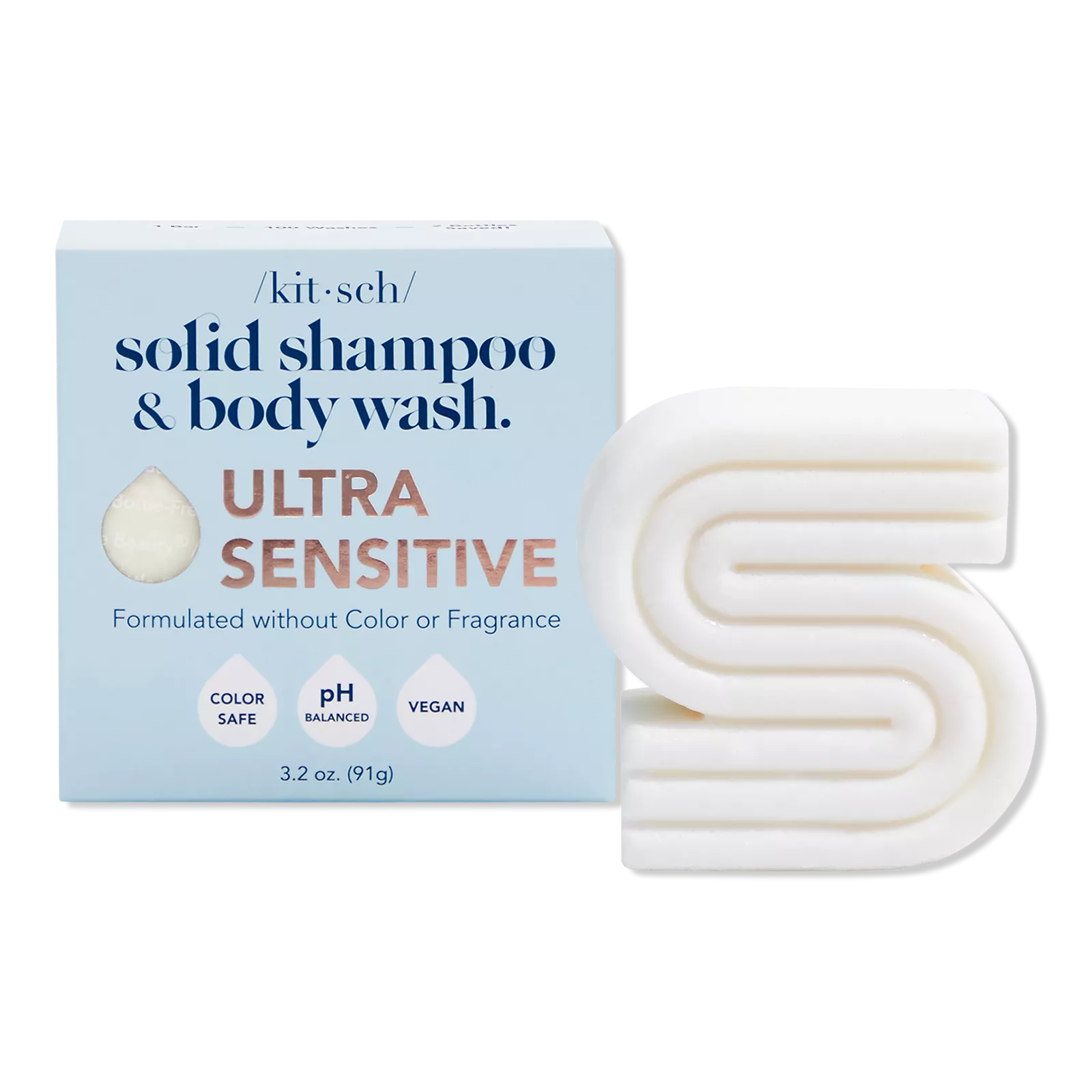 Kitsch Shampoo & Body Wash - Ultra Sensitive