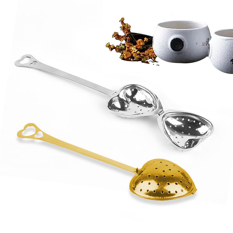 Tea Infuser - Gold Heart