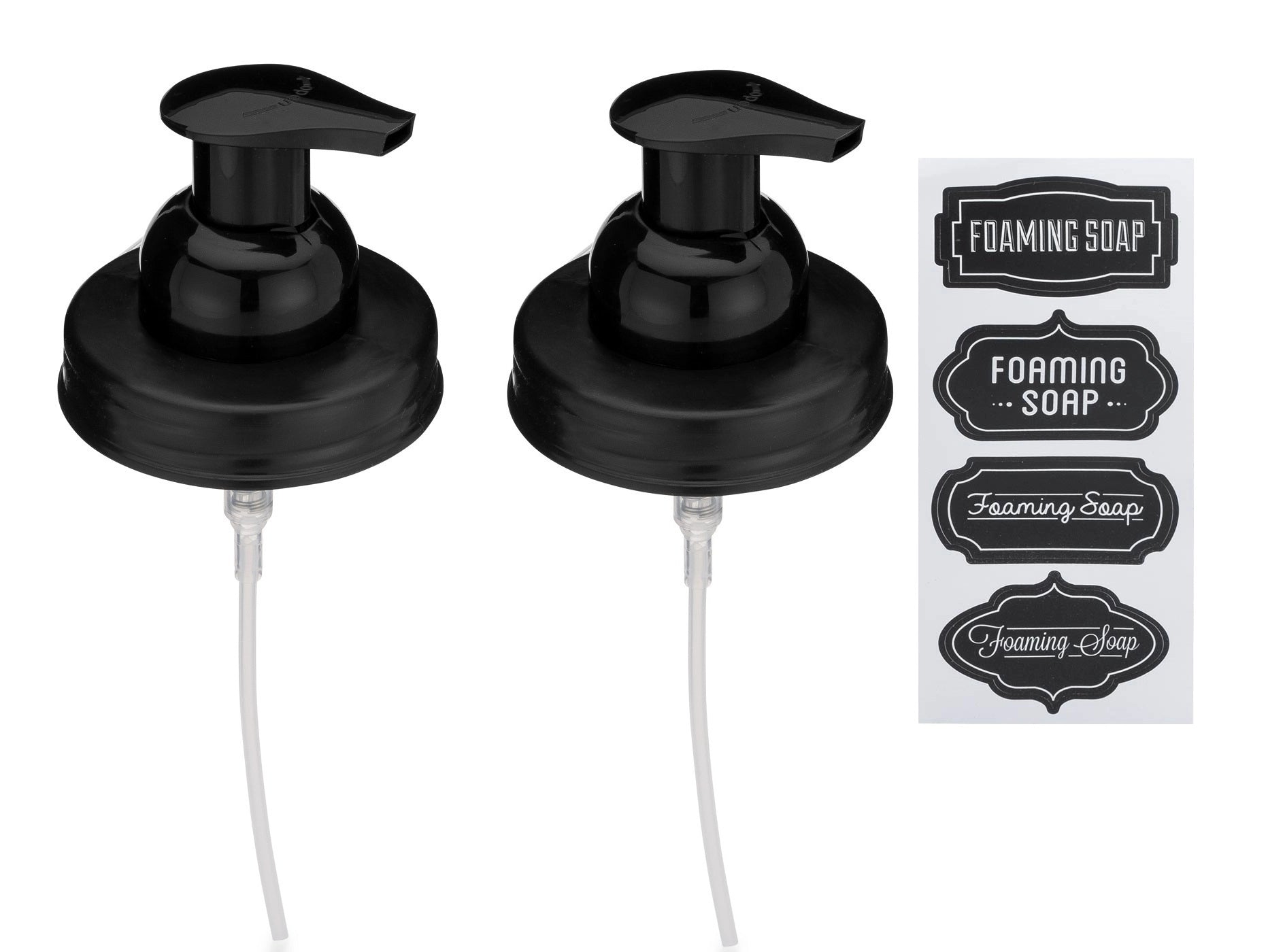 Mason Jar Foaming Soap Dispenser Lids - 2 Pack