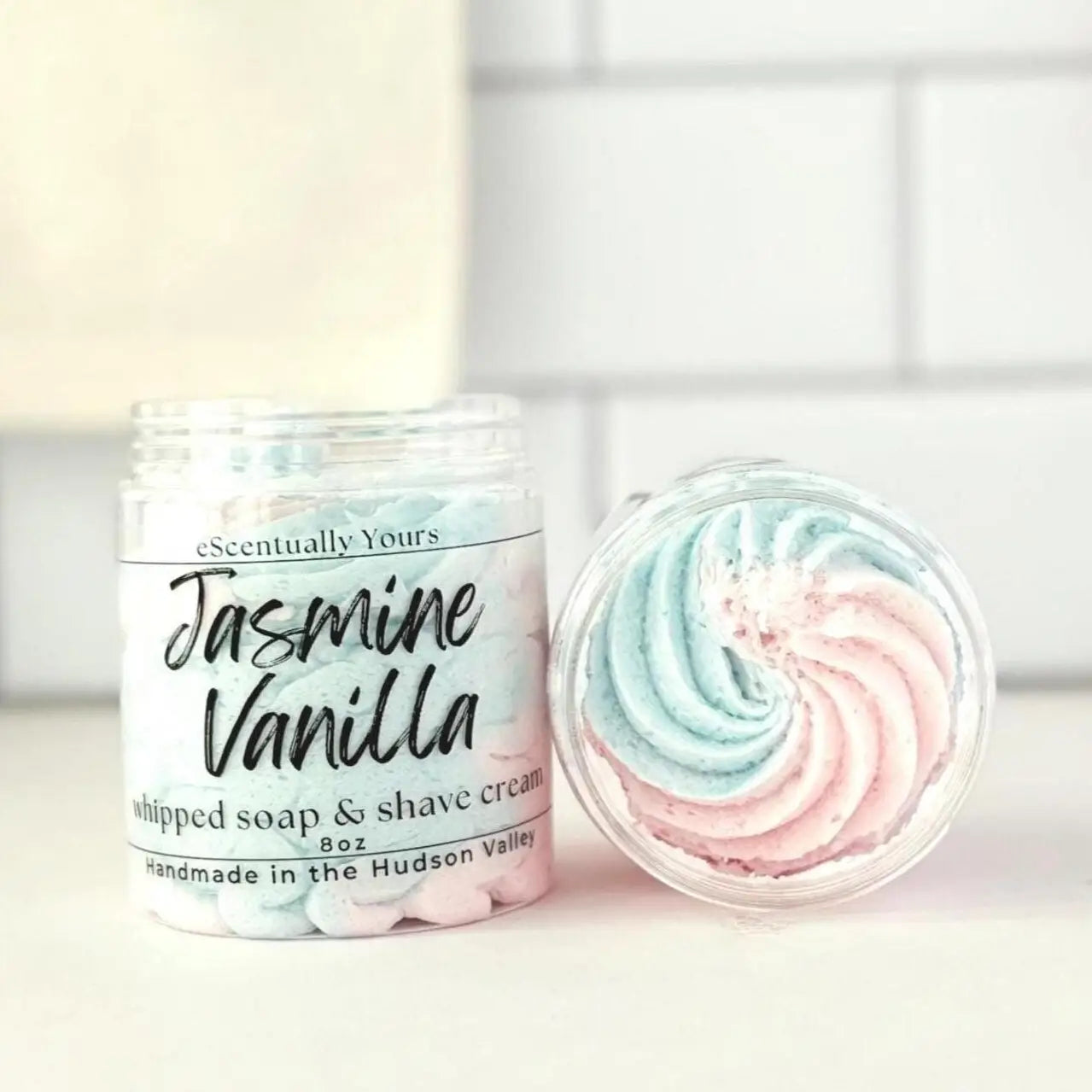 Jasmine Vanilla Whipped Soap & Shave Cream 8 oz