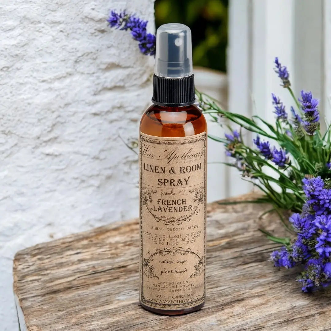 Lavender Linen & Room Spray, 4 oz Amber Bottle
