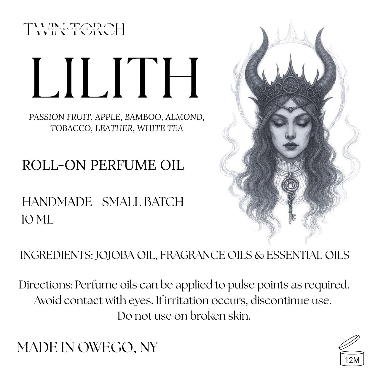 Lilith Roller Ball Perfume Oil 10 mL
