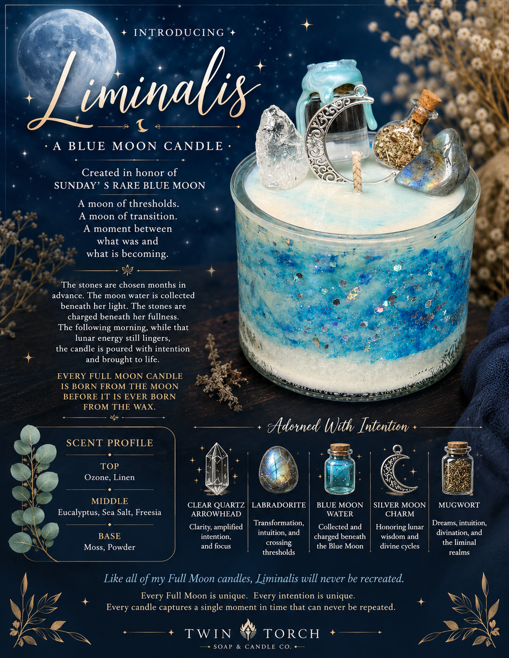 Liminalis - Full Moon Candle - 05/31/26