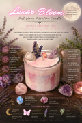Lunar Bloom - 4.1.26 Full Moon Intention Candle 10oz