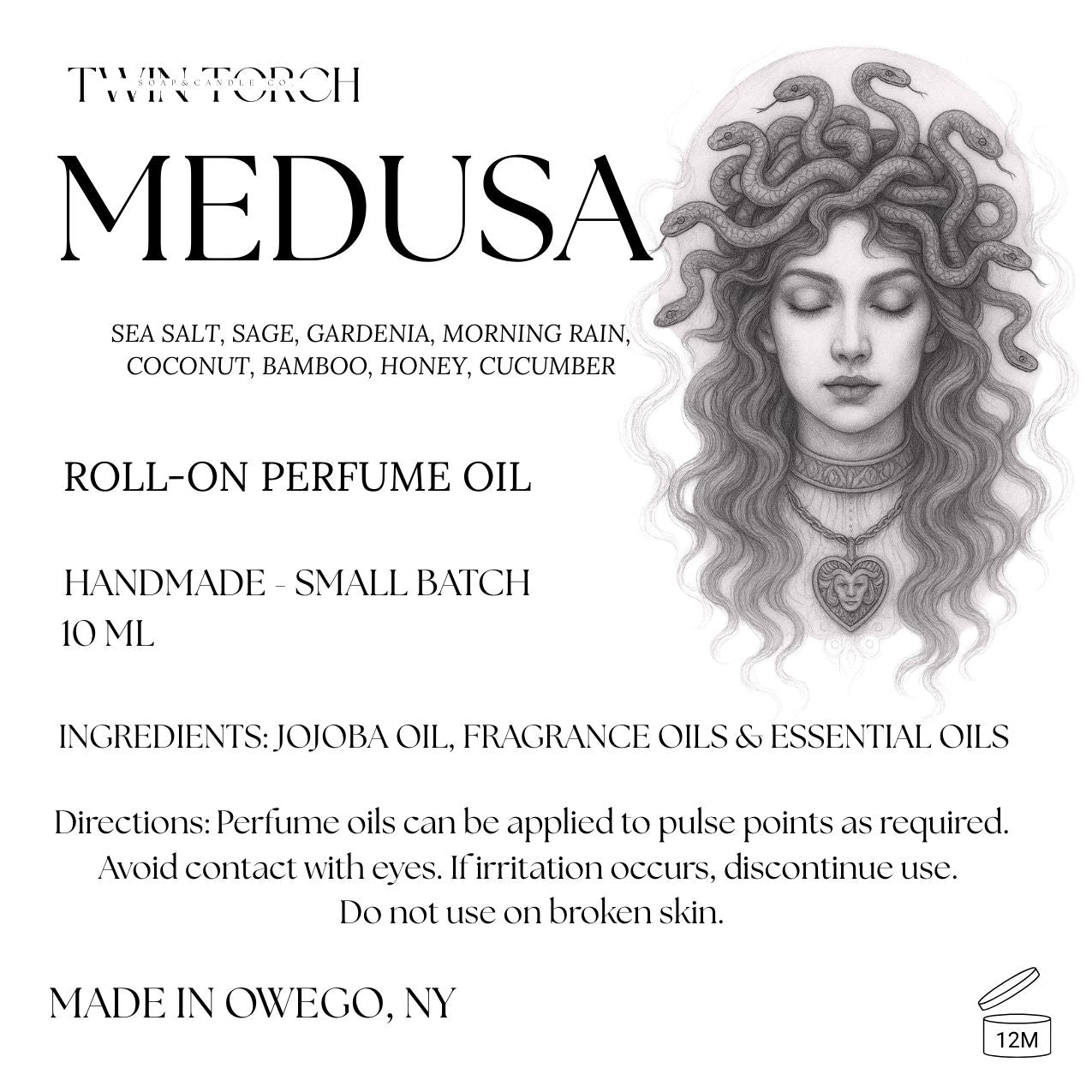 Medusa Roller Ball Perfume Oil 10 mL