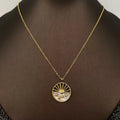 Star Sun Charm Necklace