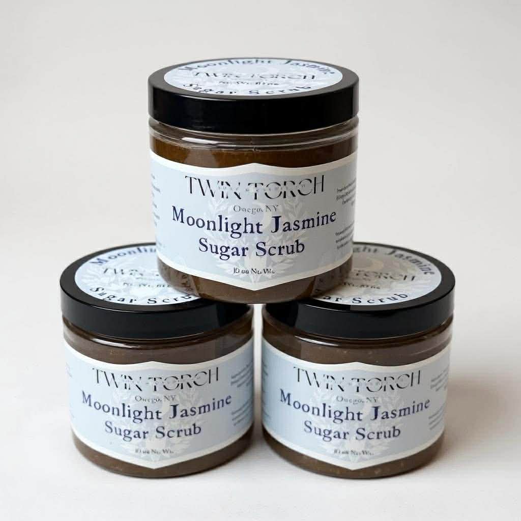 Moonlight Jasmine Organic Sugar Scrub - 10 oz