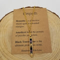 Natural Stone Wishing Bead Gift Necklace with Card - Empath