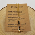 Natural Stone Wishing Bead Gift Necklace with Card - Protection