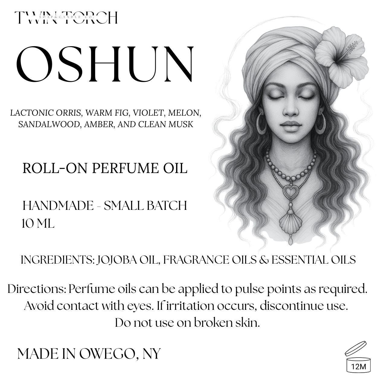 Oshun Roller Ball Perfume Oil 10 mL