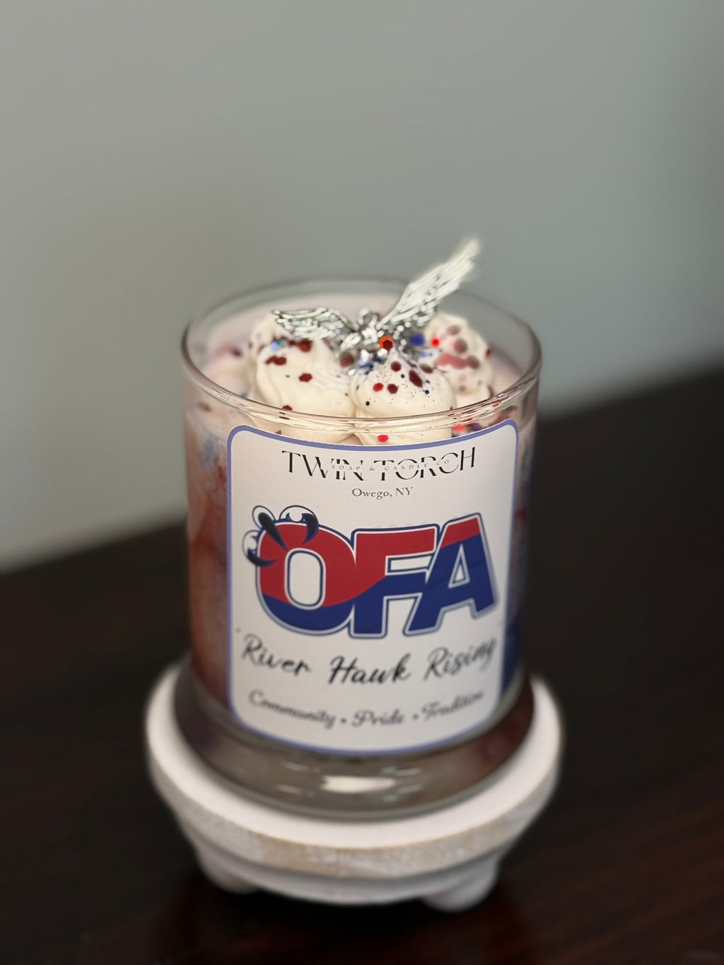 Owego Free Academy - School pride Candle - 12 oz