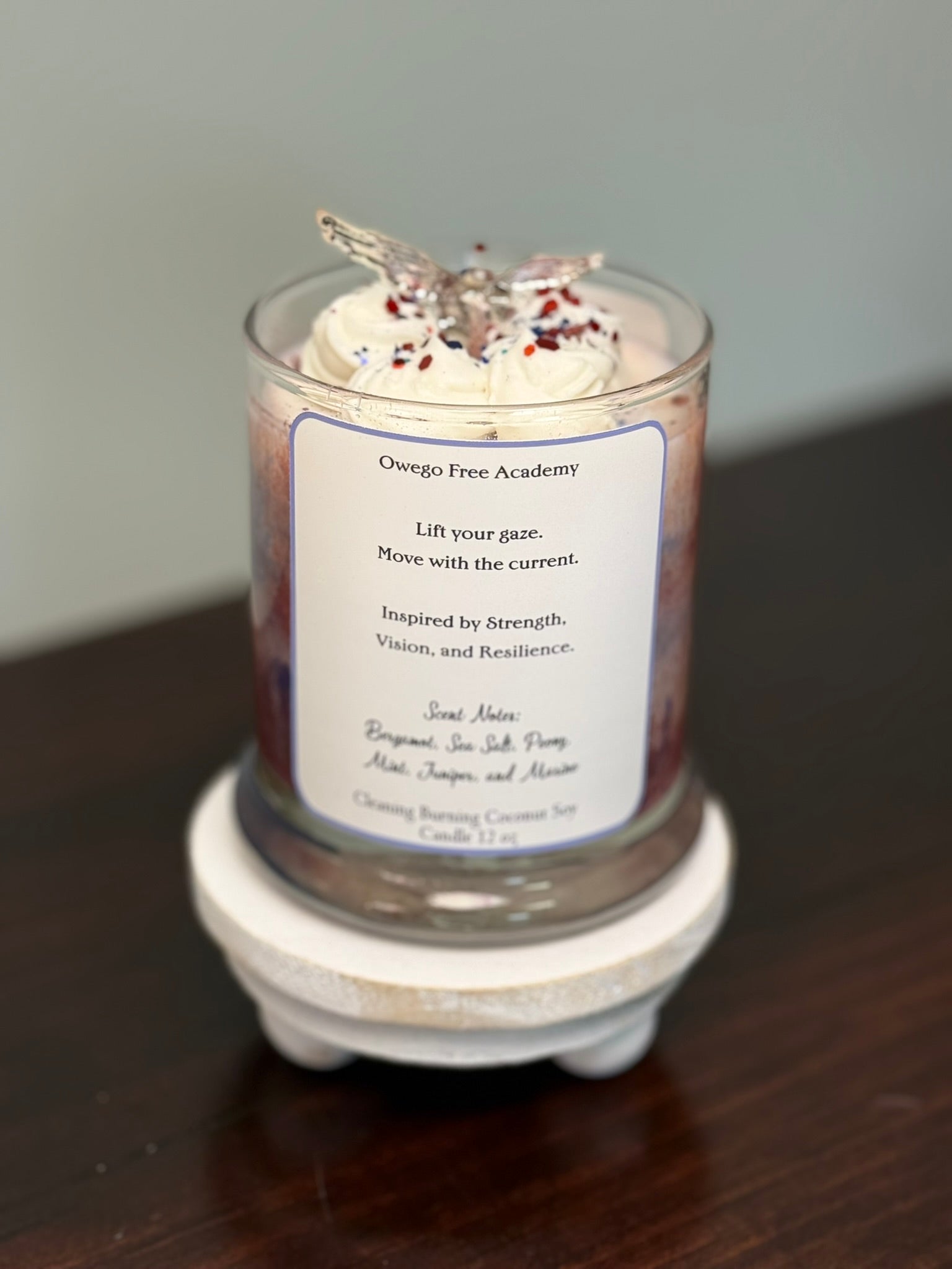 Owego Free Academy - School pride Candle - 12 oz
