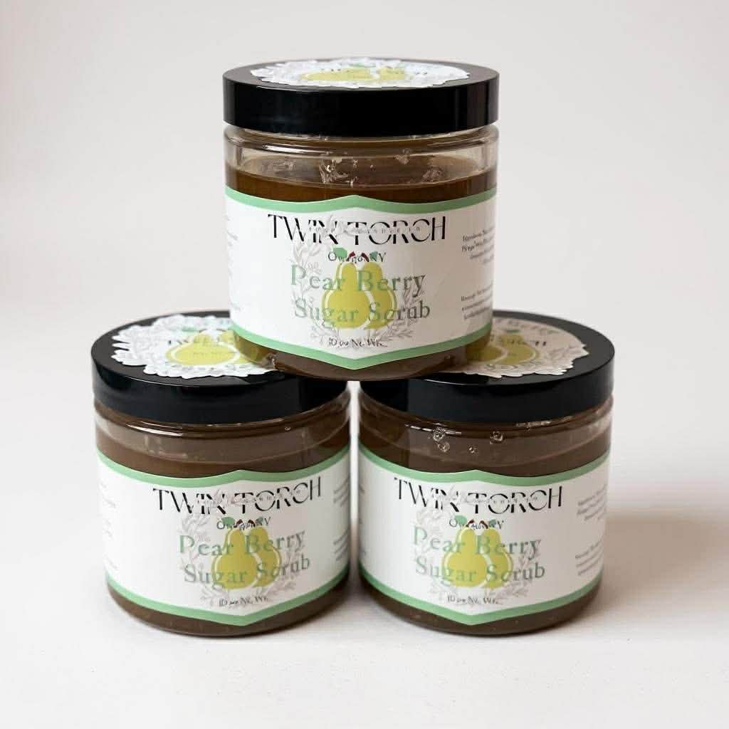 Pear Berry Organic Sugar Scrub - 10 oz