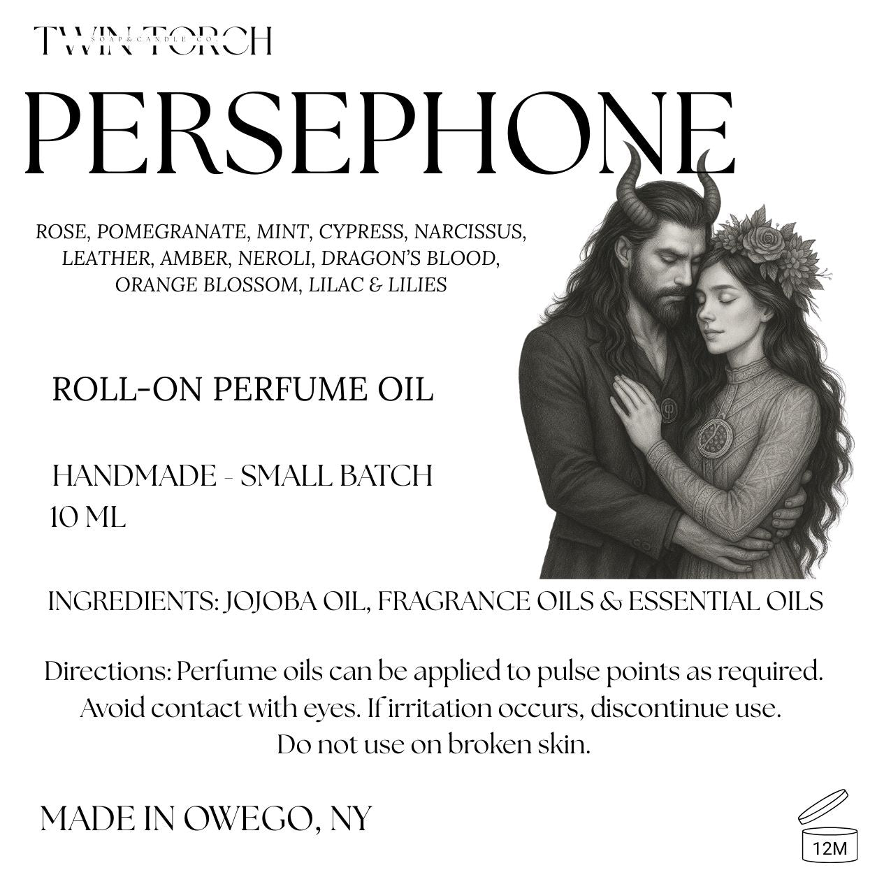 Persephone Roller Ball Perfume Oil 10 mL