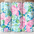 Preppy Bows Skinny Tumbler 20oz