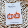 The Cutout Pumpkin Set- Polymer Clay Dangle Earrings