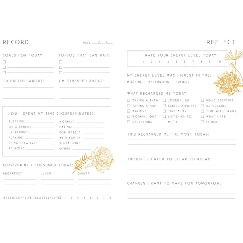 Recharge - Reflective Journal
