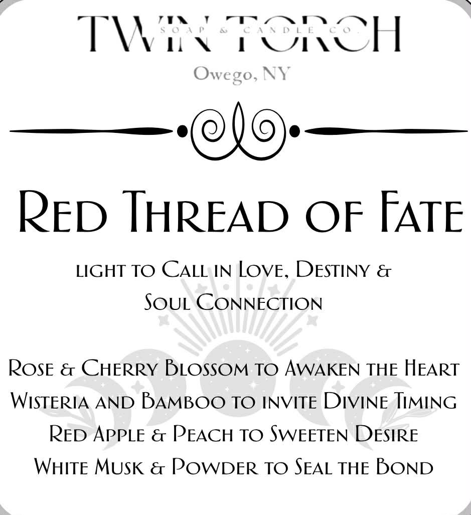 Red Thread of Fate – Intention Candle 12 oz