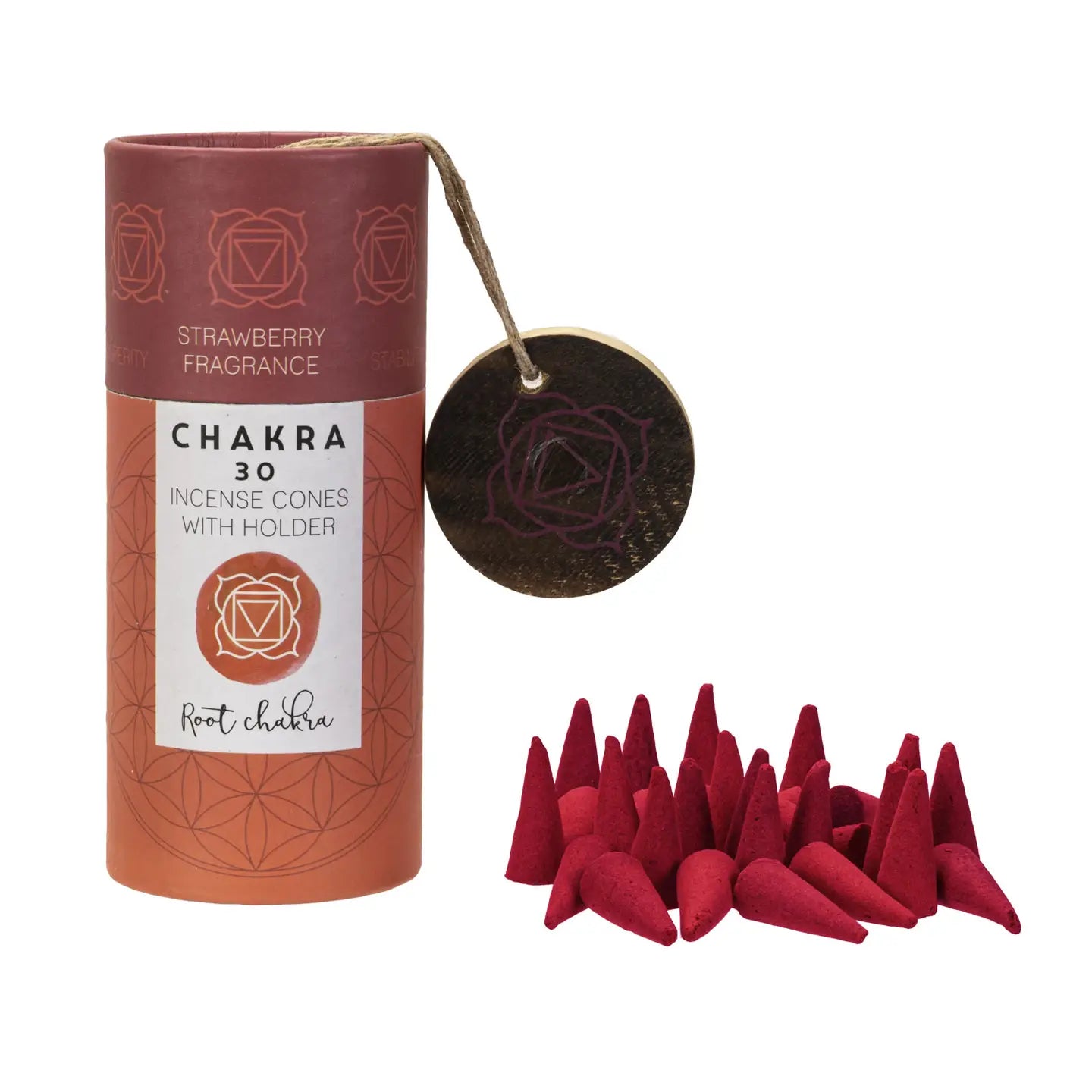 Root Chakra Cone Incense - 30 Ct.