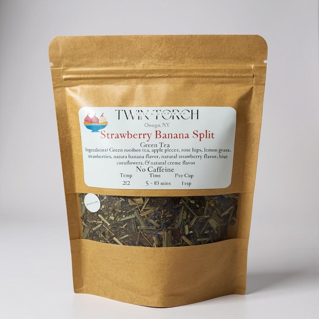 Strawberry Banana Split - Green Tea - 2.5oz