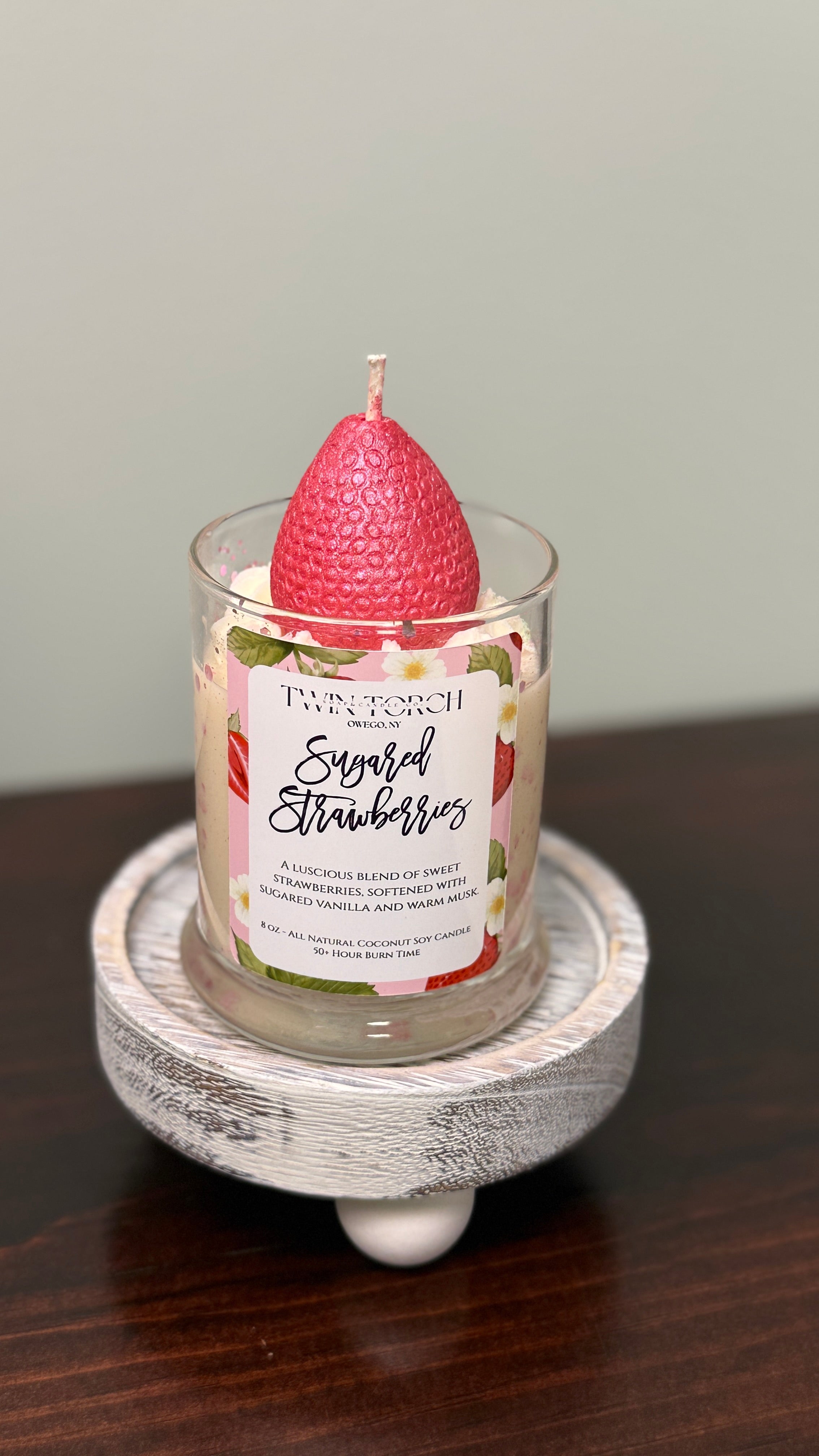 Sugared Strawberries - 8 oz