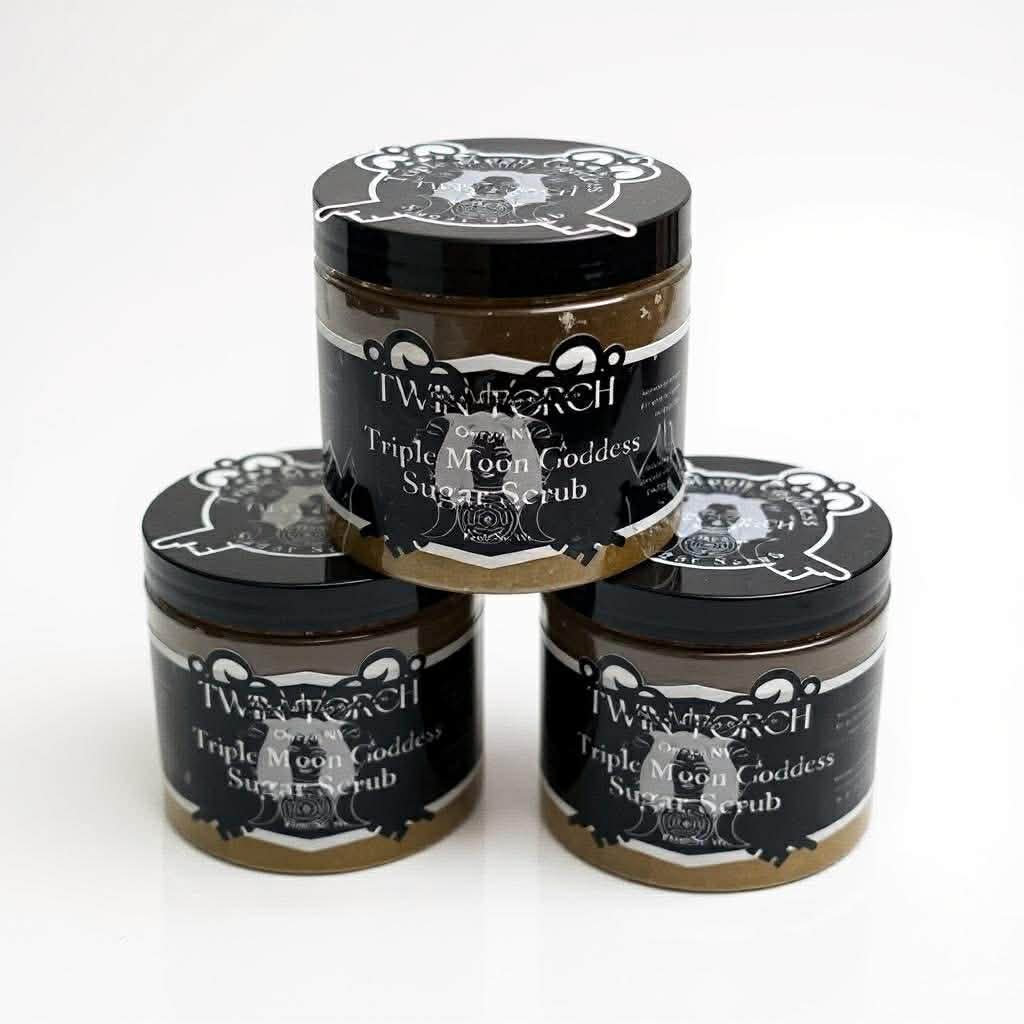 Triple Moon Goddess Organic Sugar Scrub - 10 oz