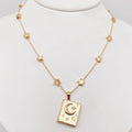 "You're My Soulmate" Star Moon Album Pendant Necklace