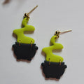 The Cauldron Set- Polymer Clay Halloween Earrings