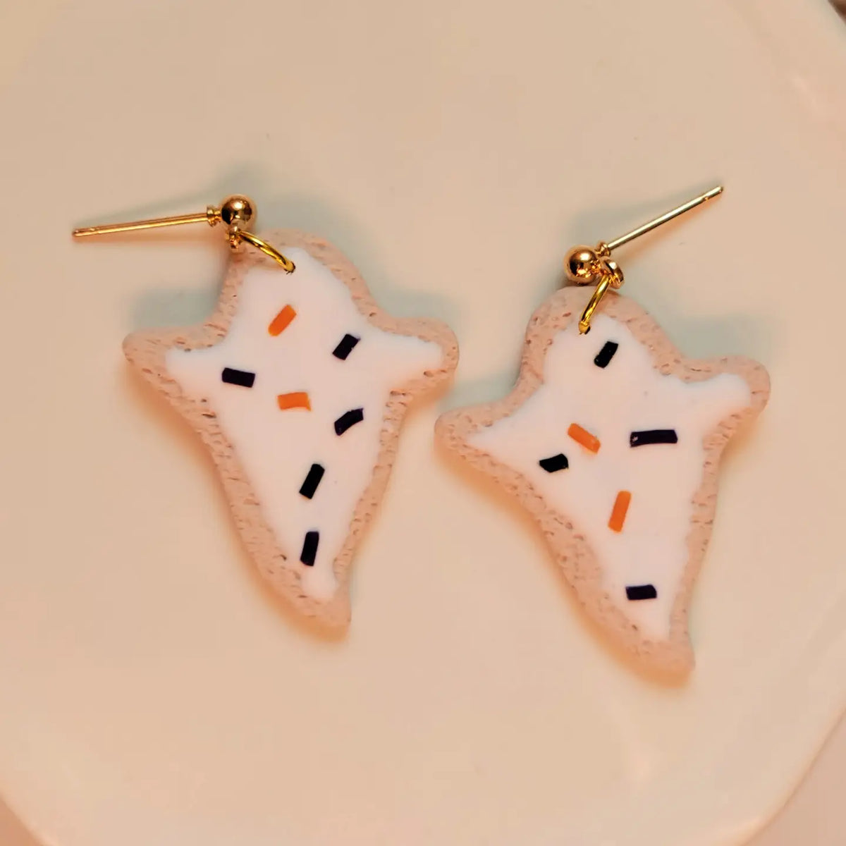 The Spooky Cookie Set- Fall Polymer Clay Earrings