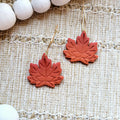 The Falling Leaf Dangles - Polymer Clay Dangle Earrings