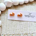 The Pumpkin Pie Studs- Polymer Clay Stud Earrings