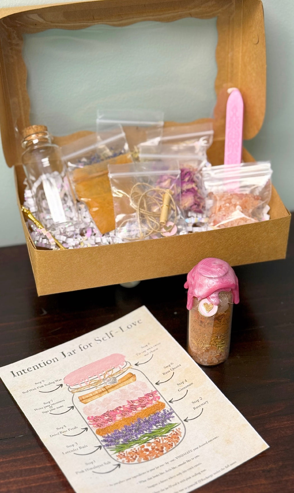 Self-Love Intention Jar Kit