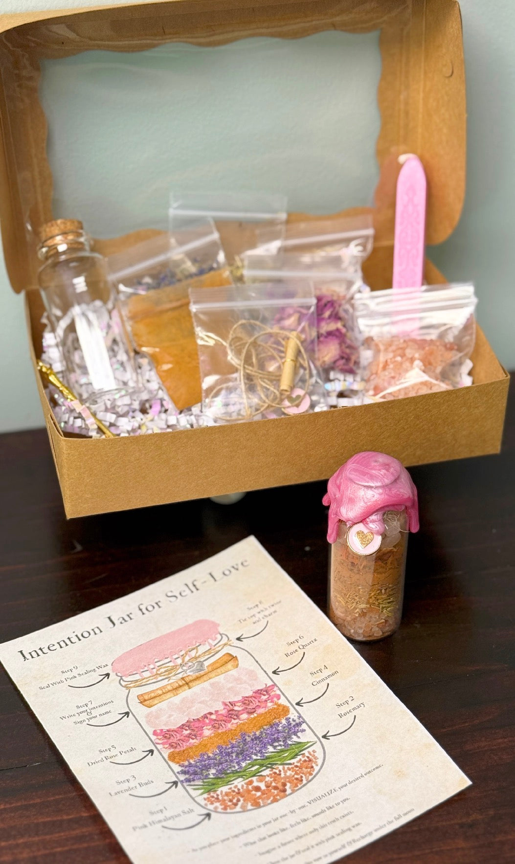 Self-Love Intention Jar Kit