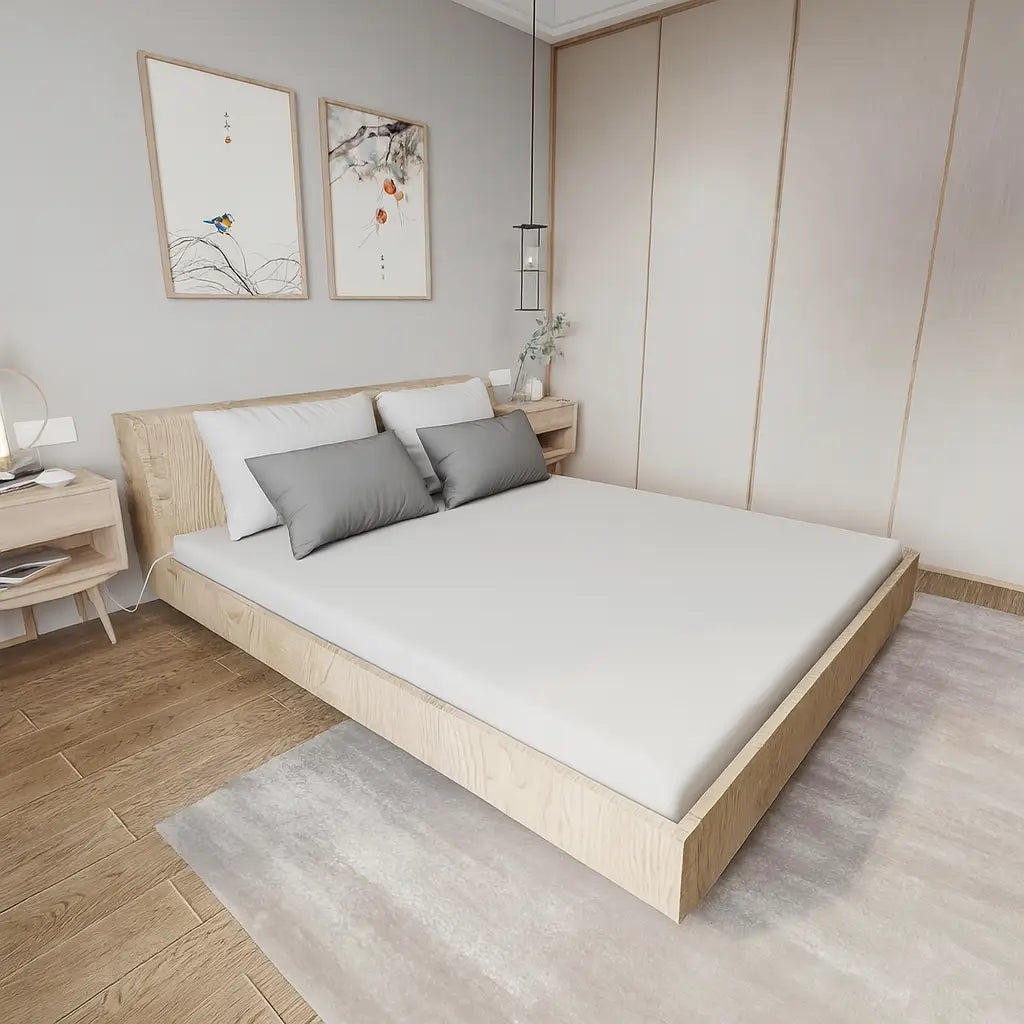 Gaya Grounding Sheets - Fitted | King | Off-White