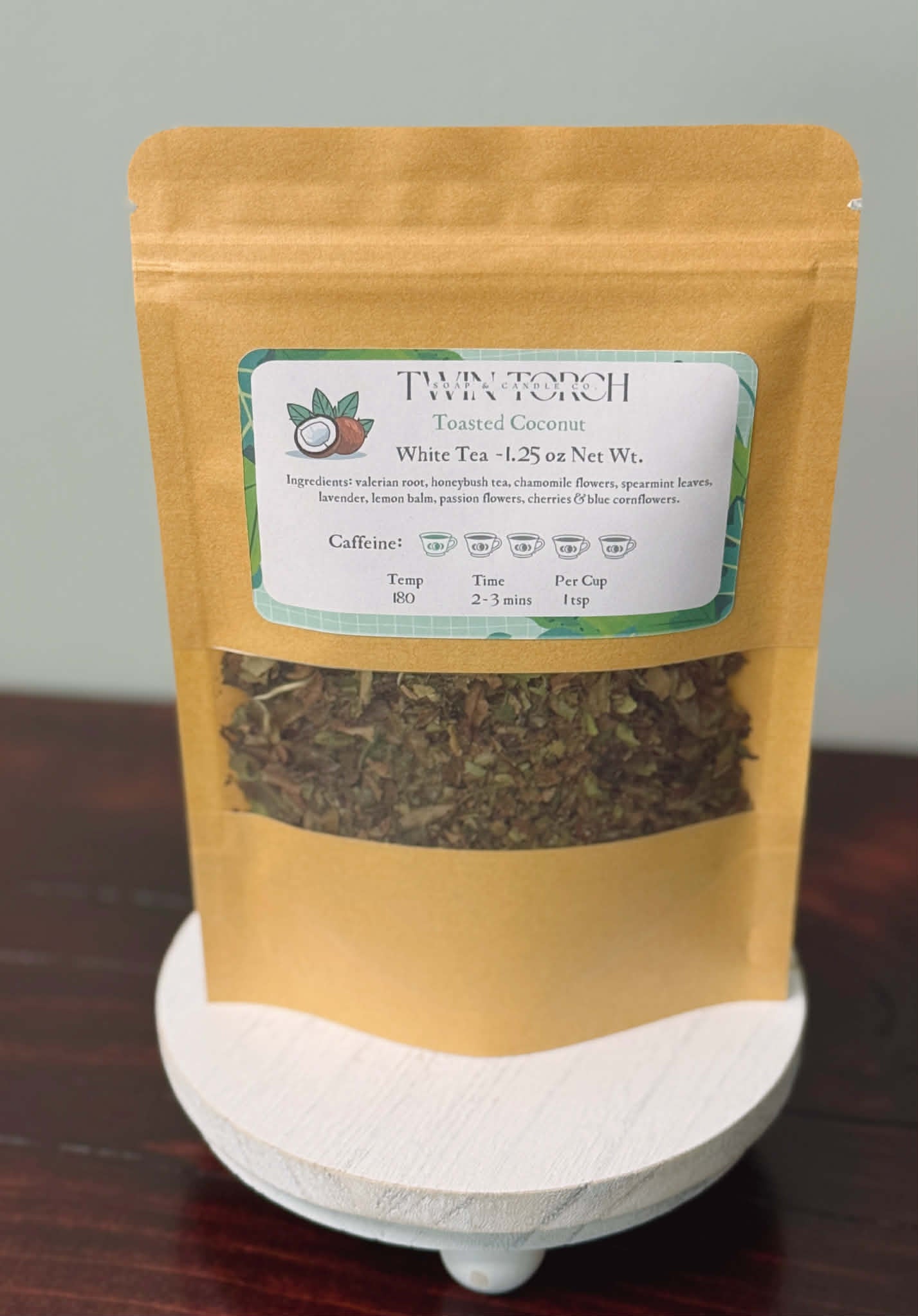 Toasted Coconut- White Tea - 1.25 oz